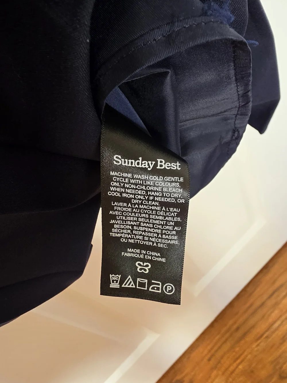 Aritzia Sunday Best Navy Trix Dress Size 0 Adjustable Straps